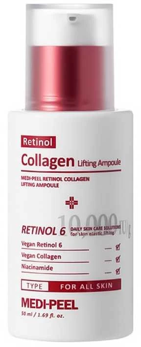 Ampoule Medi-Peel Rétinol Collagen Lifting – Soin Jour/nuit Visage Et Cou, 6 Mois D'utilisation