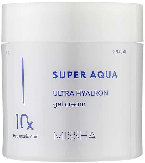 Missha drėkinamasis odos gelio kremas Super Aqua (Ultra Hyalron Gel Kreminis) 70 ml
