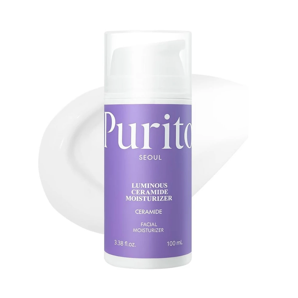 Purito Seoul Luminous Ceramide Moisturizer drėkinantis kremas su keramidais, 100 ml