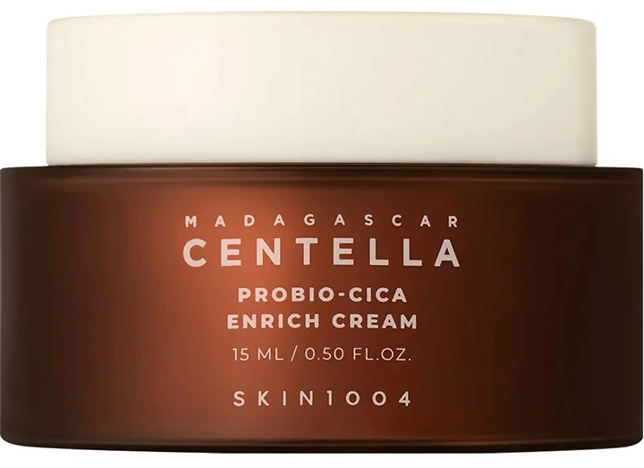 SKIN1004 Madagascar Centella Probio-Cica Enrich Cream Veido kremas su probiotikais, 15 ml