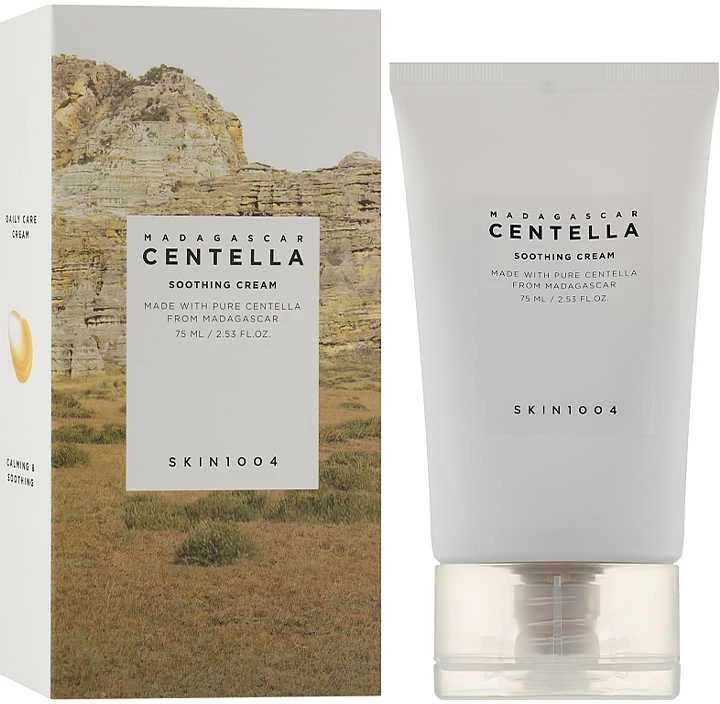 SKIN1004 Madagascar Centella Soothing Cream Raminantis veido kremas, 75 ml