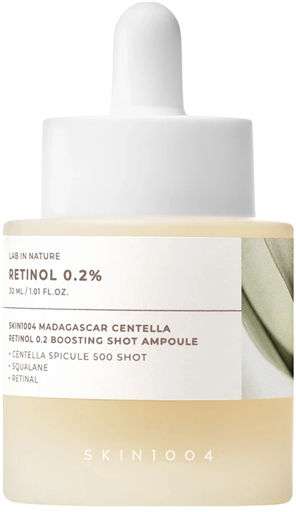 SKIN1004 Retinol 0.2 Boosting Shot Ampoule - koncentruota ampulė su 0,2 % retinoliu, 30 ml