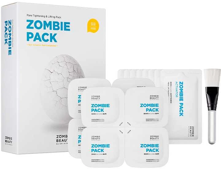 SKIN1004 Zombie Beauty senėjimą stabdantis veido kaukės dovanų rinkinys (Zombie Pack & Activator Kit)