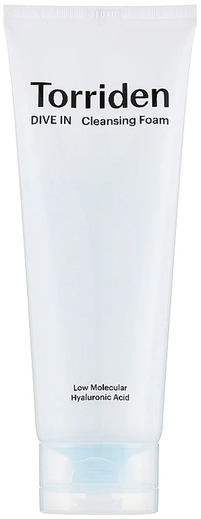 „Torriden Dive In“ mažos molekulinės sudėties hialurono rūgšties valomosios putos, 150 ml
