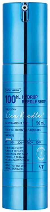 VT Cosmetics Cica Reedle Hydrop Reedle Shot 100hL Aktyvaus poveikio drėkinamoji priemonė veidui, 50 ml