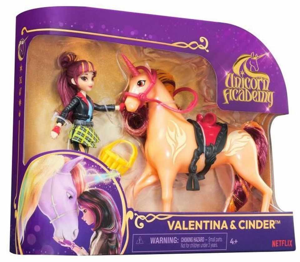 Unicorn Academy Lėlė Valentina ir vienaragis Cinder