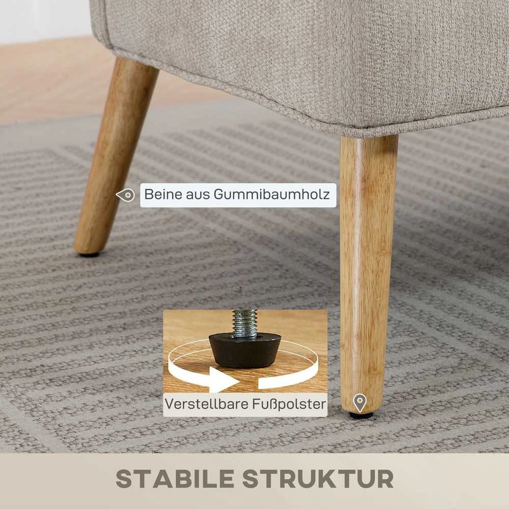 2 vietų sofa 117 × 65 × 78,5 cm