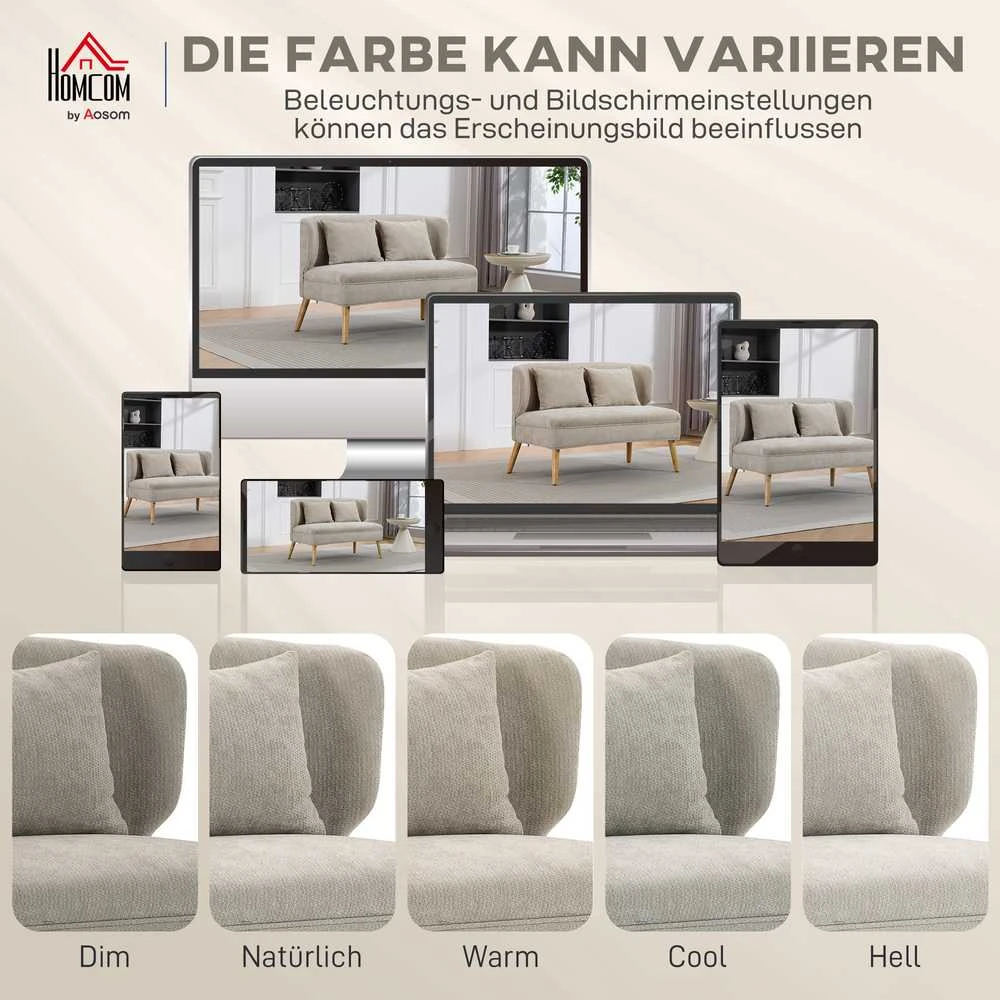 2 vietų sofa 117 × 65 × 78,5 cm