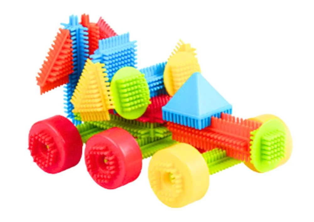 Lean Toys 200 dalių spalvotų kaladėlių rinkinys su dėže
