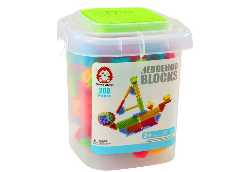 Lean Toys 200 dalių spalvotų kaladėlių rinkinys su dėže