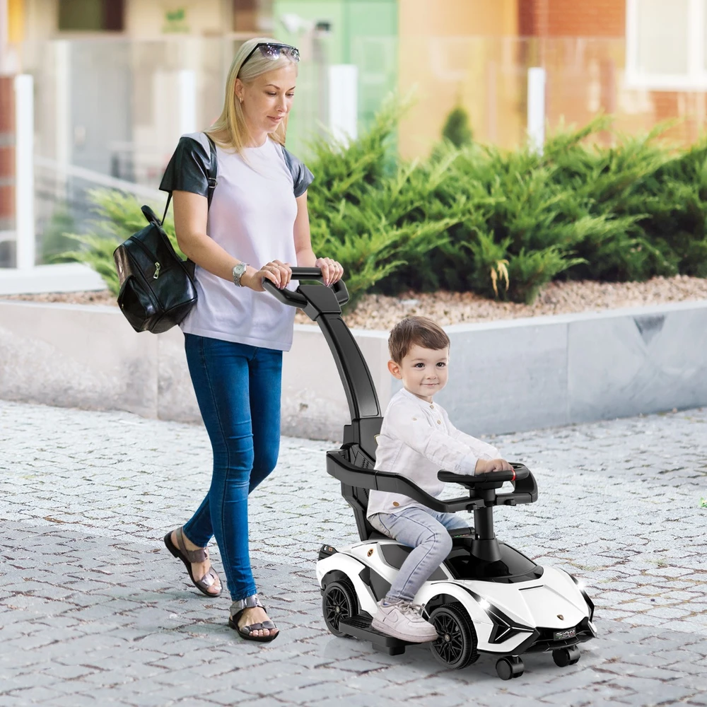 3-in-1 paspiriamas vežimėlis baltas