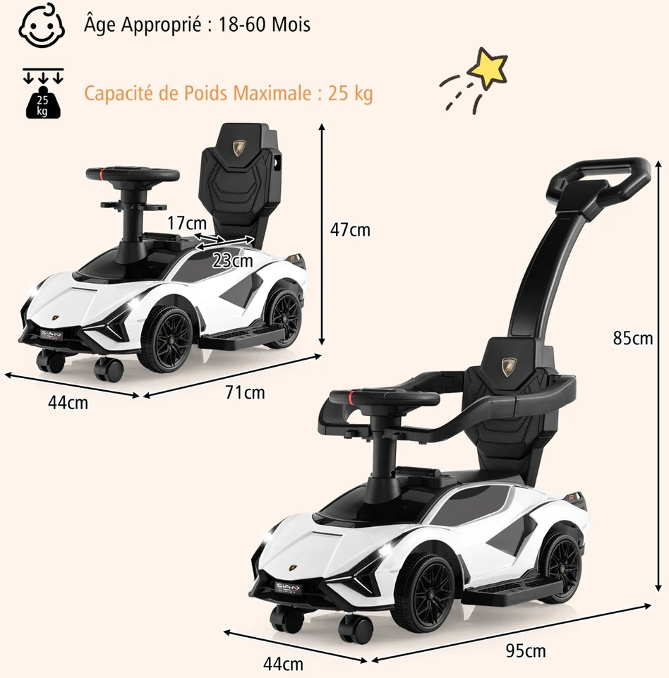 3-in-1 paspiriamas vežimėlis baltas