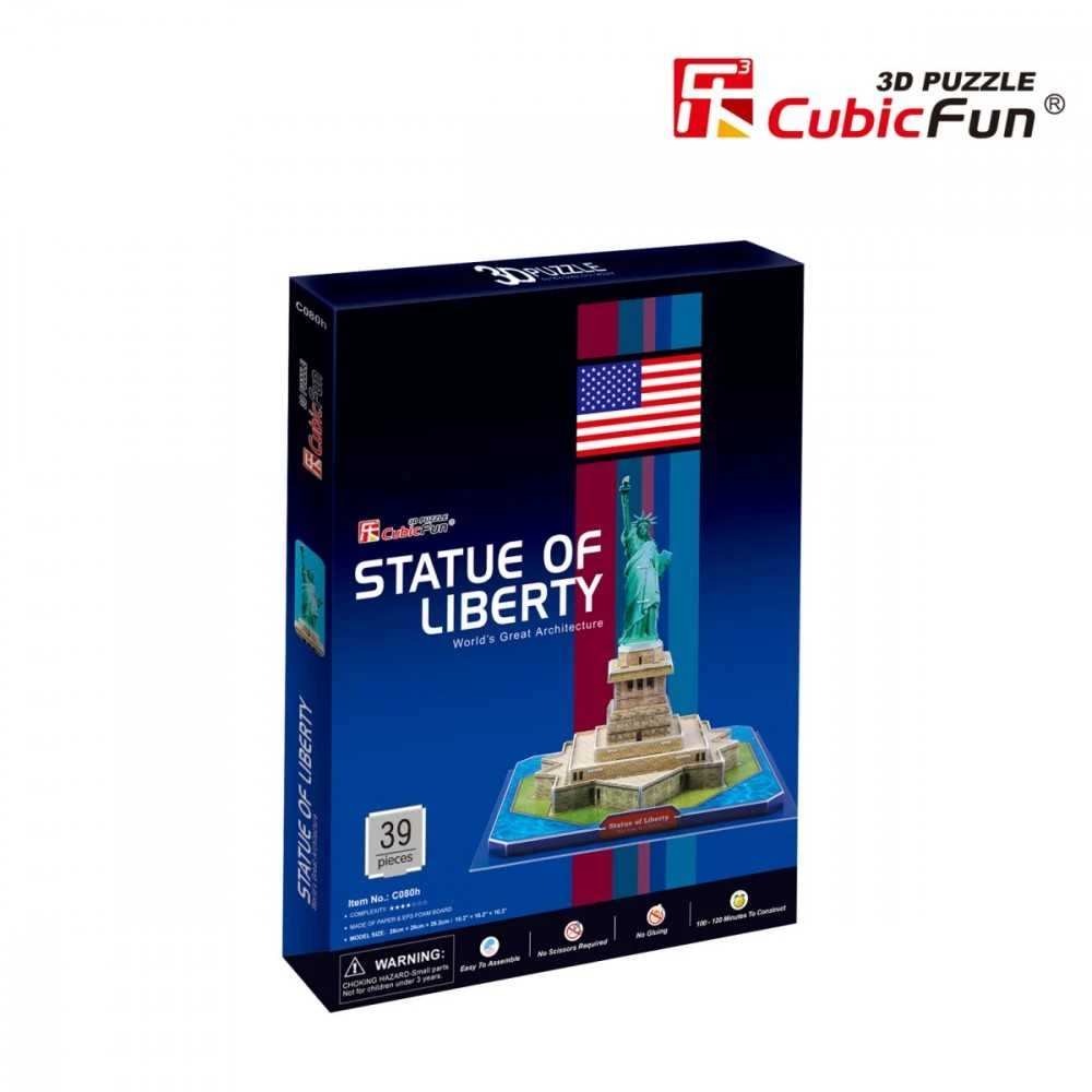 CUBICFUN 3D dėlionė „Laisvės statula“