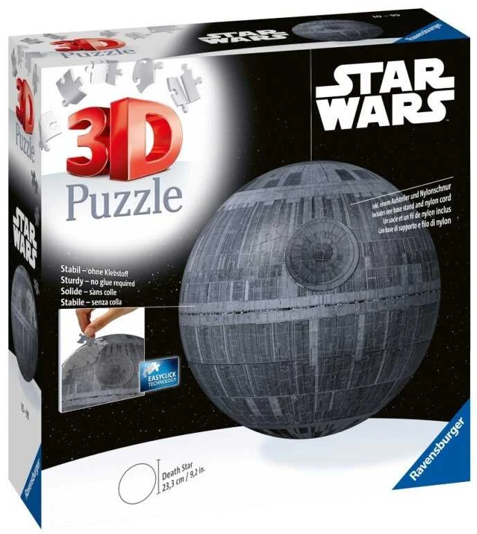 3D dėlionė Su planeta Ravensburger Star Wars (Žvaigždžių karai), 11555, 540 d.