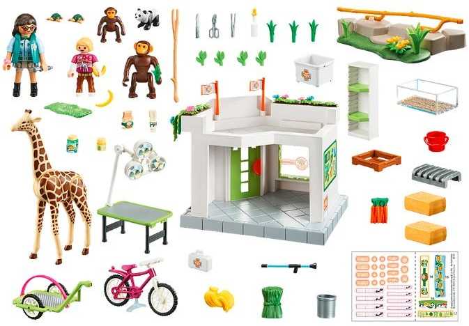 70900 PLAYMOBIL, Zoologijos sodo veterinarijos praktika