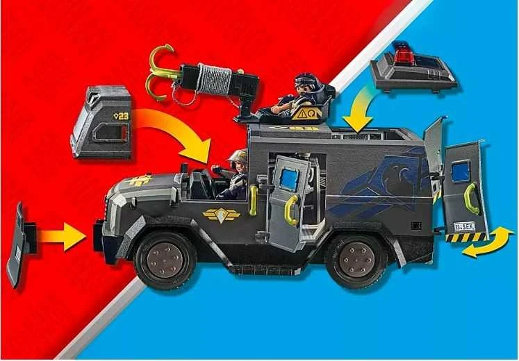 PLAYMOBIL CITY ACTION Specialiųjų pajėgų visureigis 71144