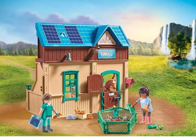 PLAYMOBIL WORLD OF HORSES Jojimo terapija ir veterinaro apžiūra 71352