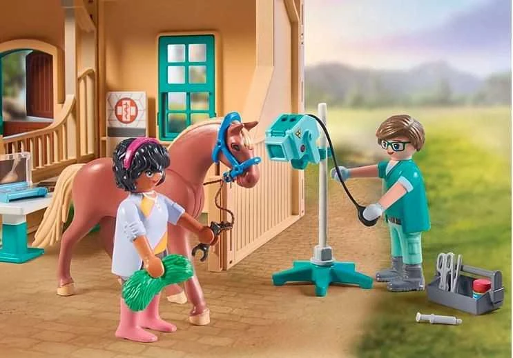 PLAYMOBIL WORLD OF HORSES Jojimo terapija ir veterinaro apžiūra 71352