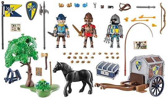 71484 PLAYMOBIL® Novelmore, riterių rinkinys