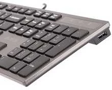 Klaviatūra A4Tech KV-300H, Pilkos spalvos