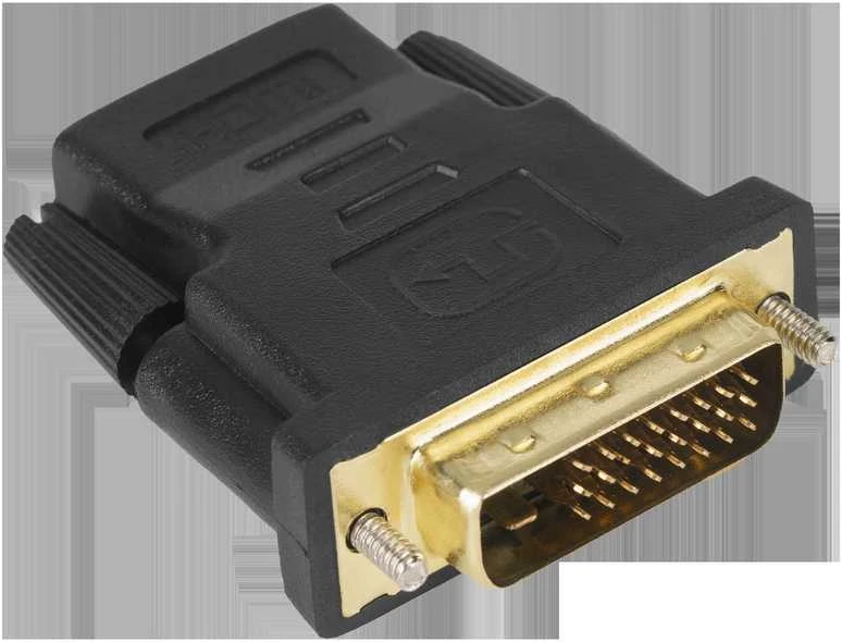 Cabletech Adapterio jungtis DVI kištukas (24+1) dviguba jungtis - HDMI lizdas