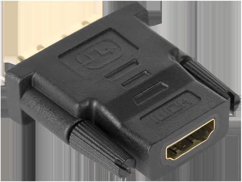 Cabletech Adapterio jungtis DVI kištukas (24+1) dviguba jungtis - HDMI lizdas