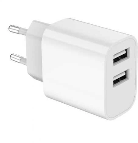 Gembird 2xUSB-A 5V 2.4 A balta