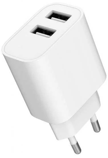 Gembird 2xUSB-A 5V 2.4 A balta