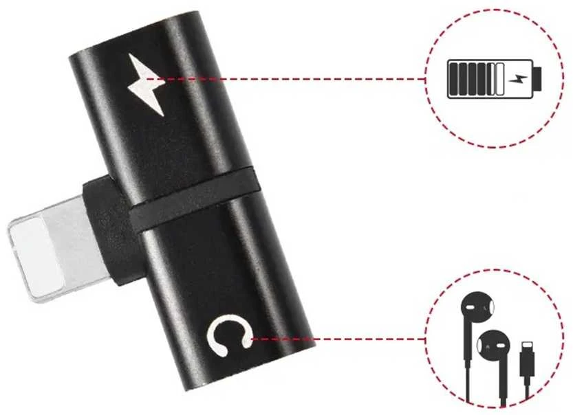 Adapteris Lightning iPad iPhone 2 viename