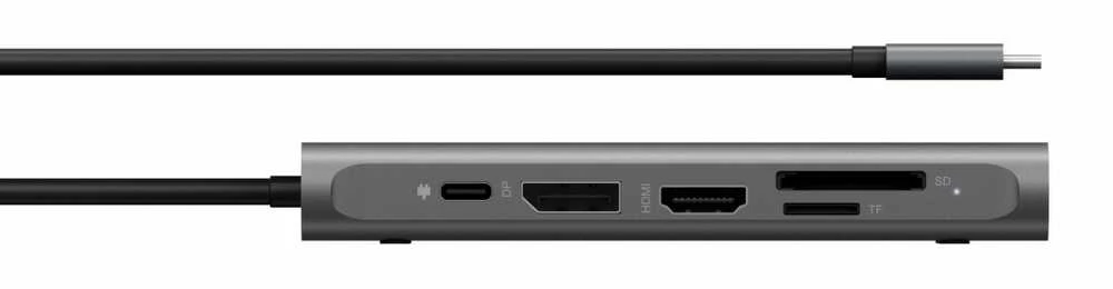 „RaidSonic ICY BOX IB-DK4050-CPD“ prijungimo stotis „12 viename“ C tipo USB dokas su PD 100 W