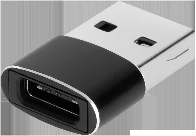 Oem Adapteris USB – USB C - Juodas