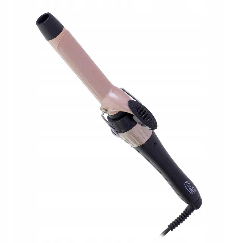 Adler | Curling Iron | AD 2117 | Ceramic heating system | Barrel diameter 25 mm | Temperature (max) 200 °C | 45 W | Juodas/Rožinė