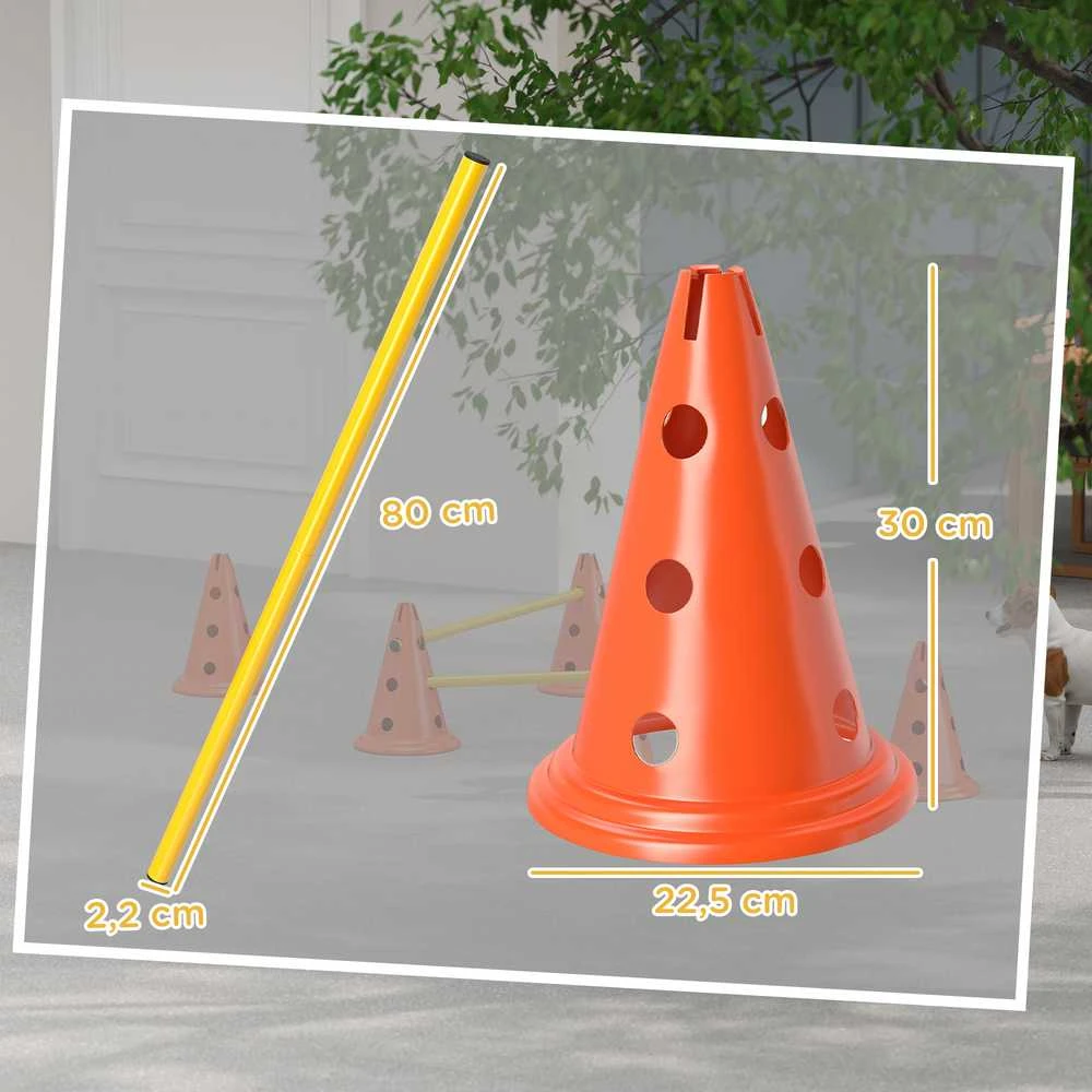Agility rinkinys 80 × 22,5 × 30 cm