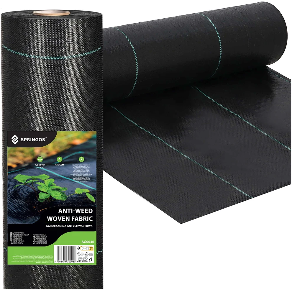 Springos Agroplėvelė nuo piktžolių 1,6 x 50 m