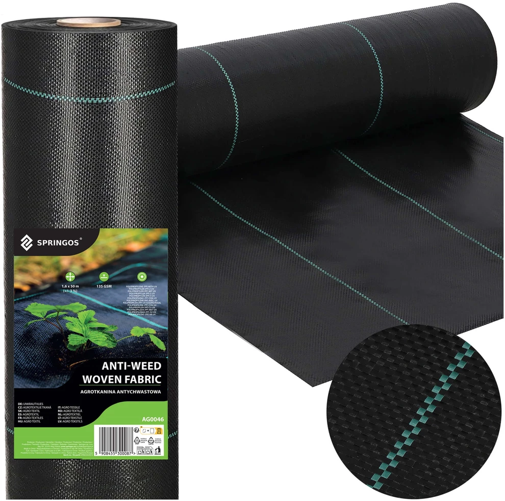 Springos Agroplėvelė nuo piktžolių 1,6 x 50 m