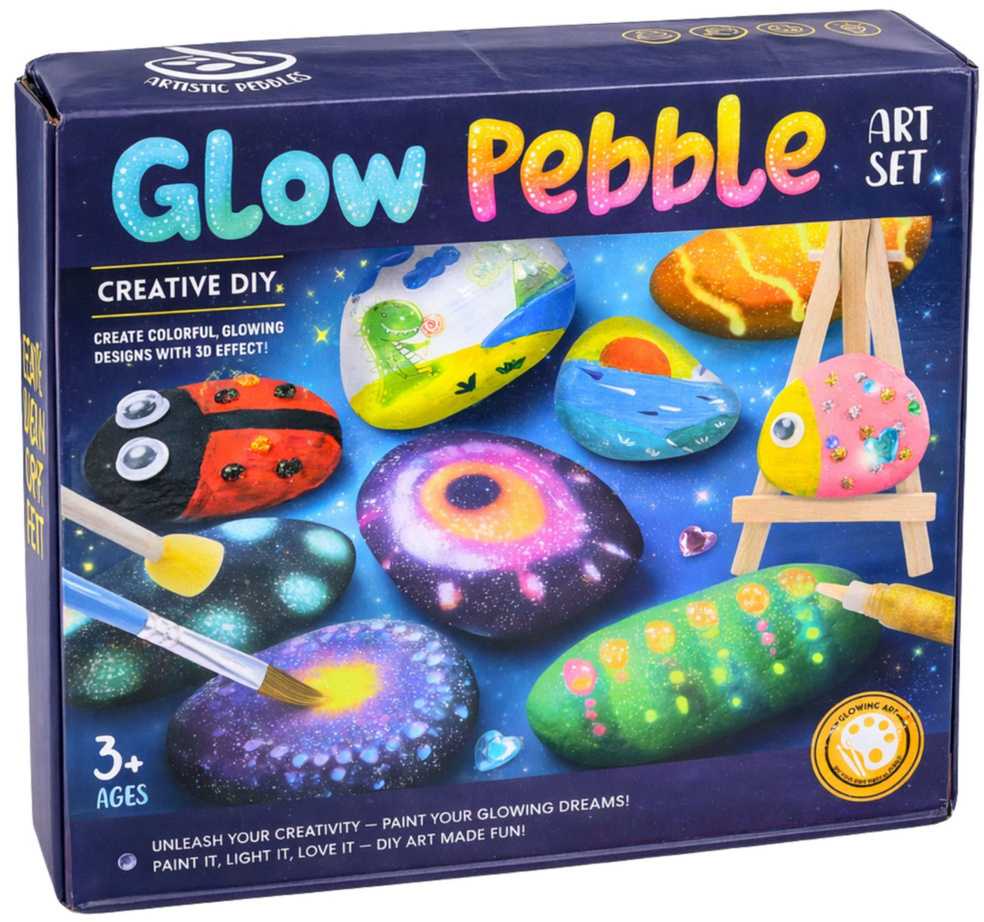 Lean Toys Akmenų dažymo rinkinys 10 vnt.
