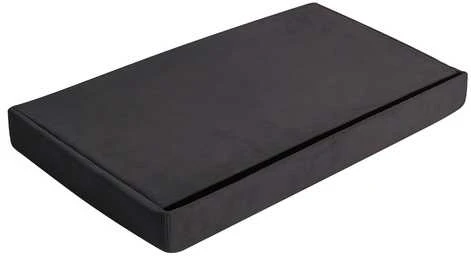 Pilkas aksominis pufas 76x38x38cm Ruhhy 26130