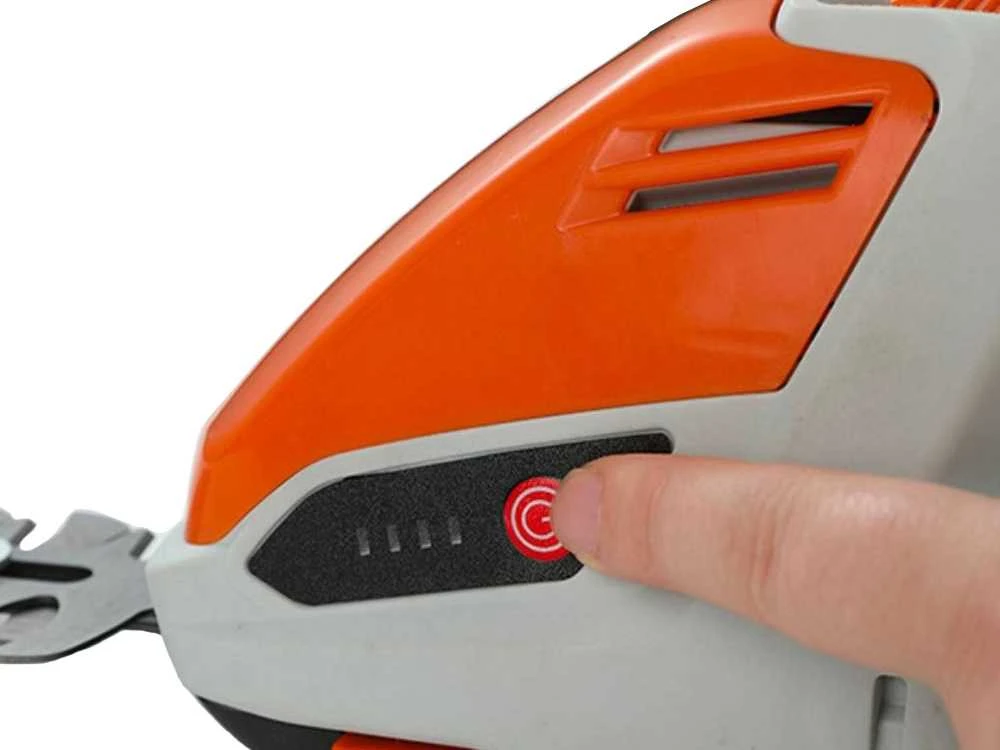 Akumuliatorinės žolės ir krūmų žirklės SL-0121, 12V, 2W1