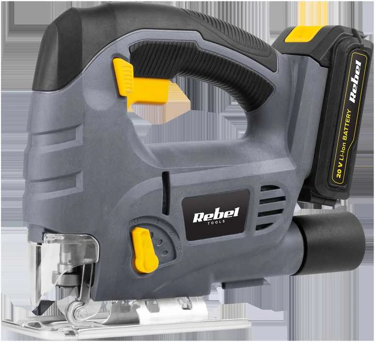 Rebel Tools akumuliatorinis siaurapjūklis RB-1031, 20V; 2 Ah