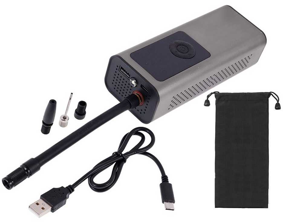Akumuliatorinis elektrinis kompresorius 10 bar su LCD