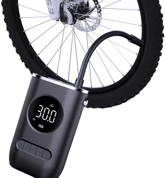 Akumuliatorinis kompresorius 10 bar LCD ekranas