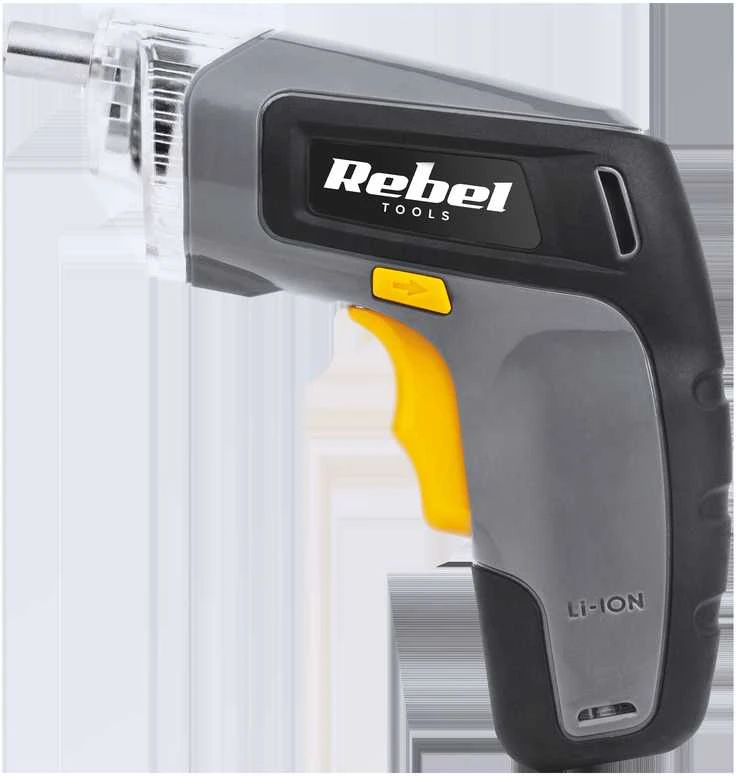 Belaidis atsuktuvas REBEL 3.6V 1300mA - rinkinys