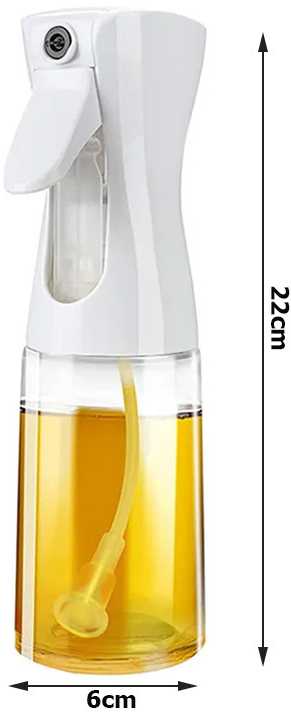 Aliejaus ir acto purkštuvas 200 ml stiklinis