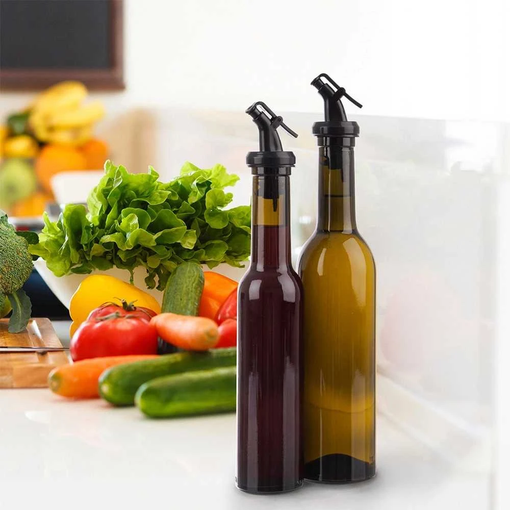 Lumarko Aliejaus ir acto stiklinis butelis su dozatoriumi 210 ml