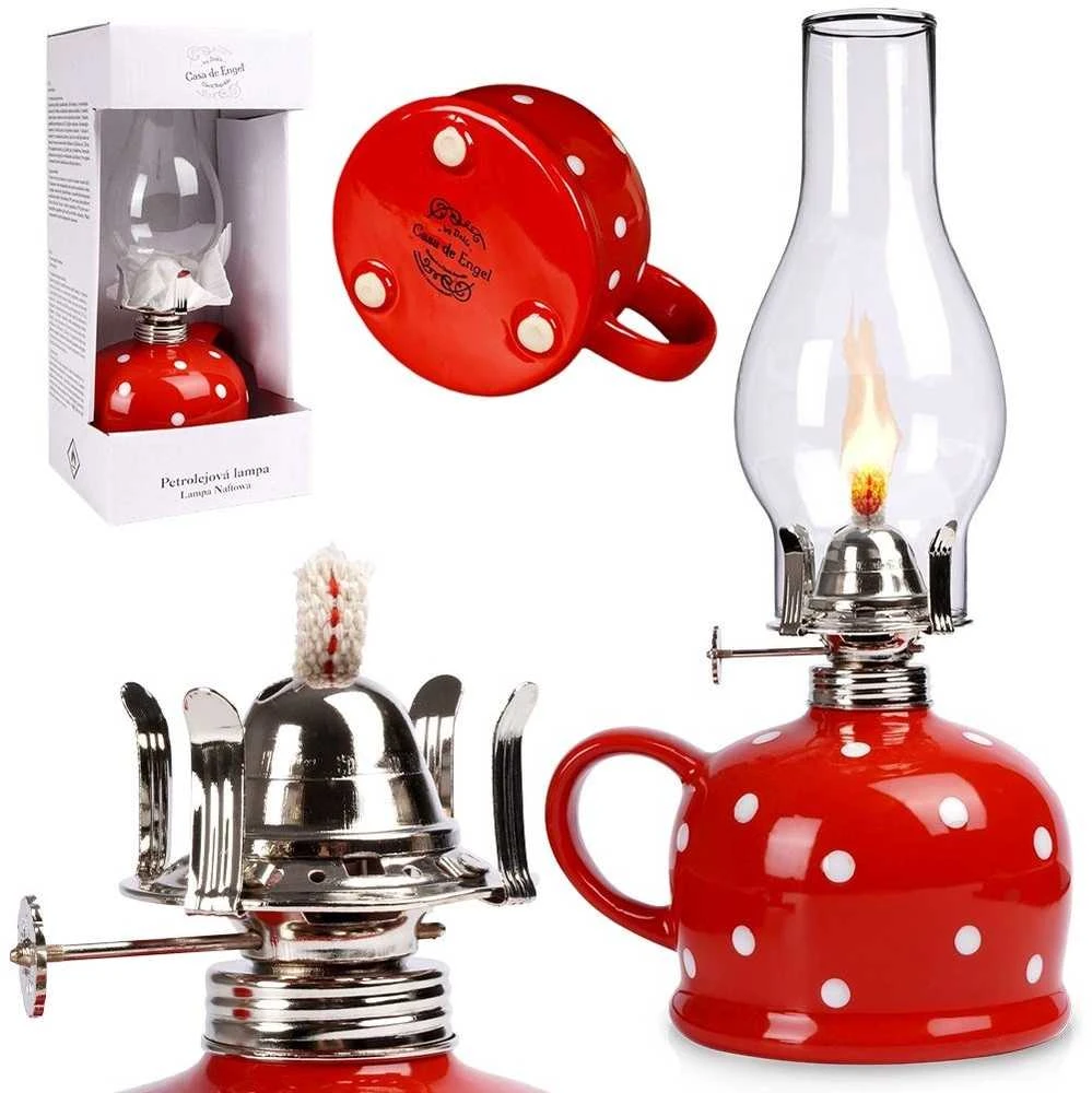 Orion TECKA Žibalinė lempa keraminė 530 ml 28,5 cm