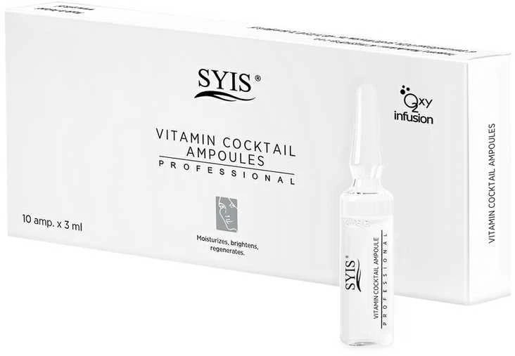 Activeshop Vitaminų kokteilis - ampulės SYIS VITAMIN COCKTAIL AMPOULES PROFESSIONAL, 10 x3 ml