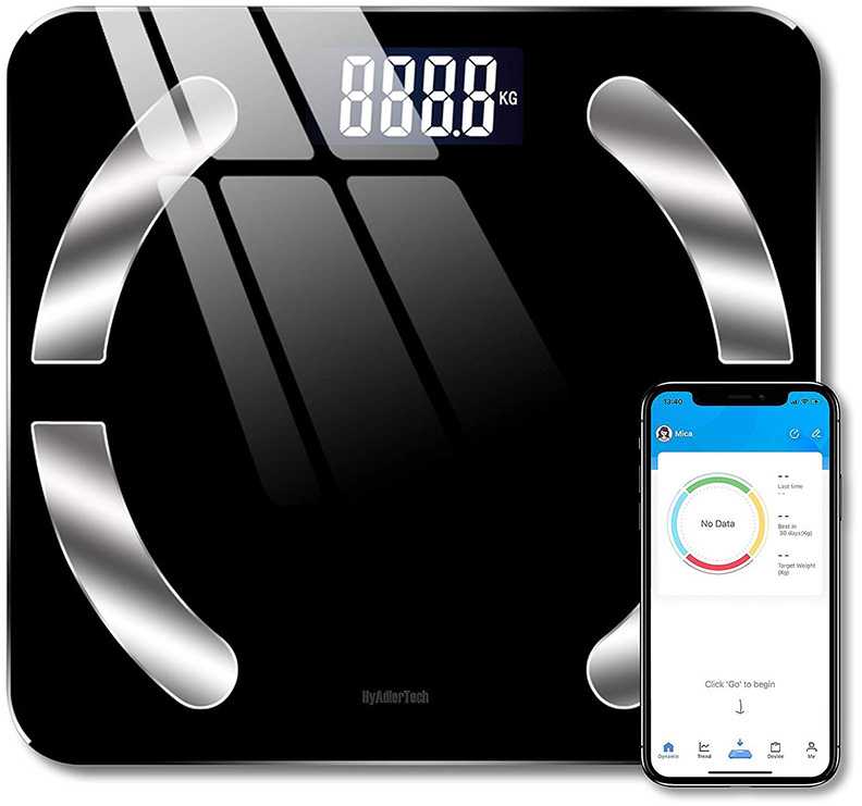 Virtuvinės svarstyklės Verk Analitinės vonios svarstyklės 180 kg, Bluetooth