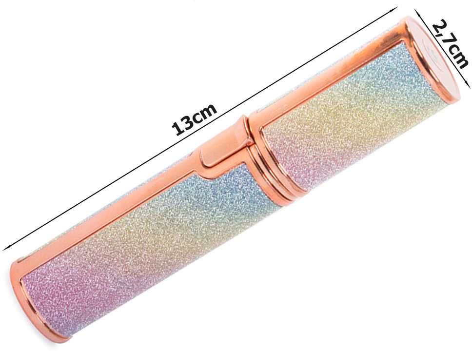 Antakių depiliatorius su LED apšvietimu, 2 keičiamos galvutės, 13 cm