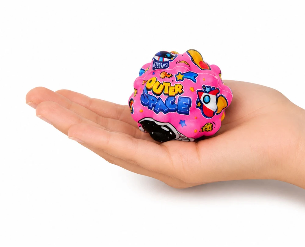 Lean Toys Antistresinis kamuoliukas kosmoso tematika, įvairiaspalvis, Ø 7 cm