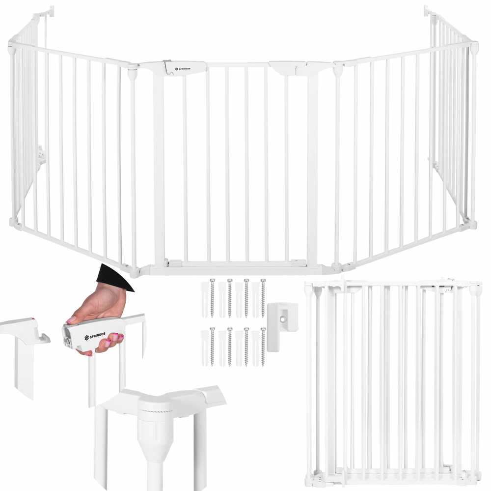 Apsauginiai varteliai Springos SG0016, 318 cm, 5 segmentai